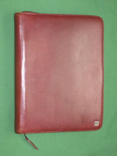 CLASSIC 1.0&#034; Vintage LEATHER Time Design Planner ORGANIZER Binder Franklin Covey