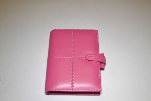 Filofax classic pink pocket organizer for sale