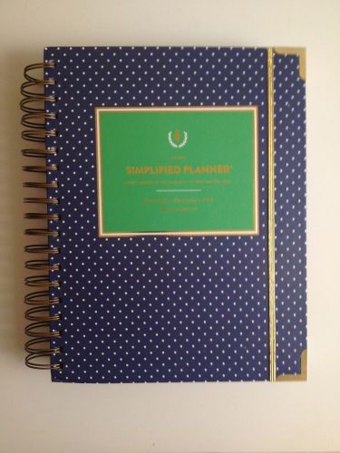 Simplified Planner Navy Dot Daily New Emily Ley