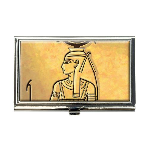 Hathor ancient egyptian goddess business credit card holder case for sale