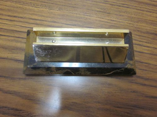 Business Card Holder Counter  Table Top  Marble and gold color