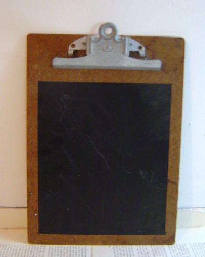 vintage black board clip board prim primitive