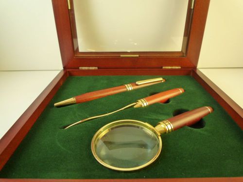 Rosewood Desk Set NIB