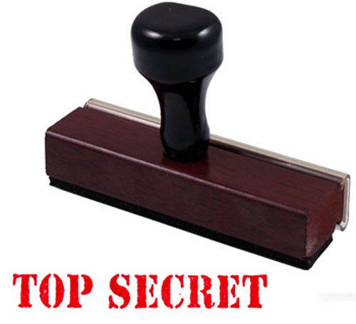Top Secret Rubber Stamp