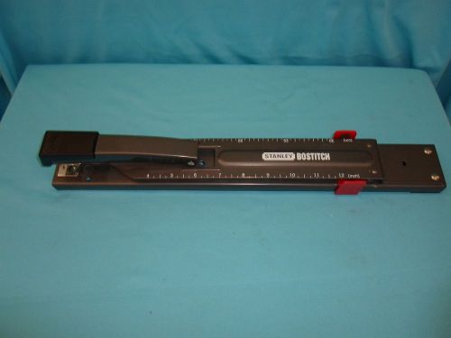 Stanley Bostitch Long Reach 12 inch 12&#034; Stapler Black in Good Shape