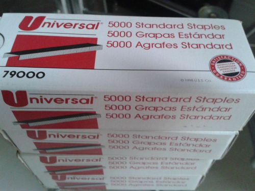 Universal Standard Staples. One Box of  Qty. 5000