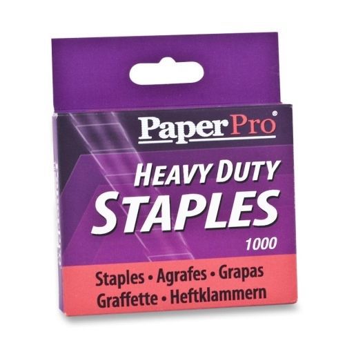 Lot of 3 paperpro premium heavy duty staples - 0.5&#034;crown - 1000/box for sale