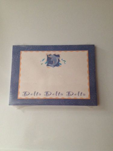 NEW! One (1) DELTA DELTA DELTA Sorority College Sticky Note Pack = 50 sheets
