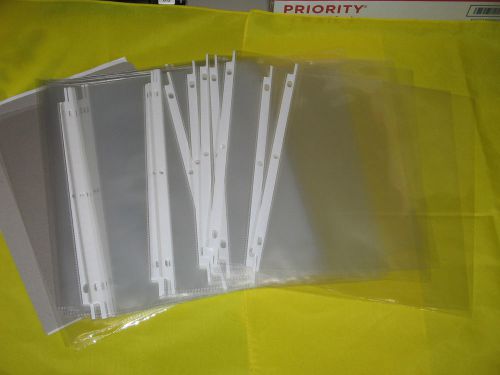 400 sleeve sheet protectors clear standard weight  new top loading non-stick for sale
