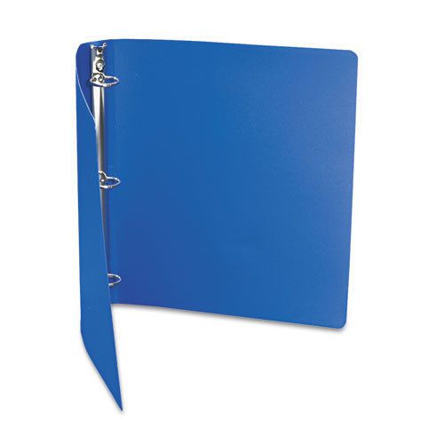 ACCOHIDE Poly Ring Binder With 35-Pt. Cover, 1&#034; Capacity, Dark Royal Blue