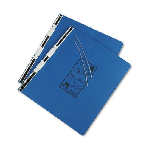 Pressboard hanging data binder, 14-7/8 x 11, unburst sheets, blue for sale