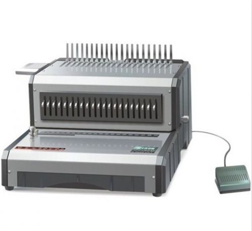 Heavy duty electric plastic comb binding machine usg for sale