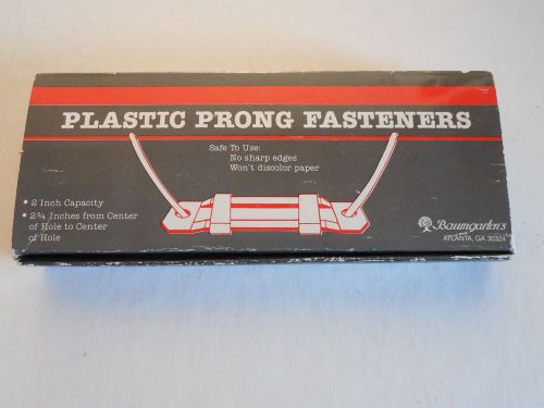 Baumgartens Plastic Prong Fasteners  TA-1501  50 sets