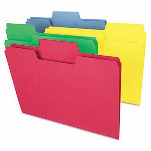 Smead Colored File Folders, 1/3 Cut, Letter, Assorted, 100 per Box (SMD11987)