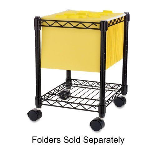 Lorell compact mobile wire filling cart - 4 caster - 15.5&#034; x 14&#034; x (llr62950) for sale