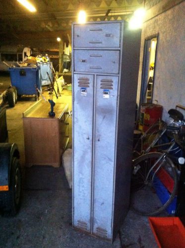 Vintage Locker Cabinet Ideal For Guns, Jackets, Tools etc