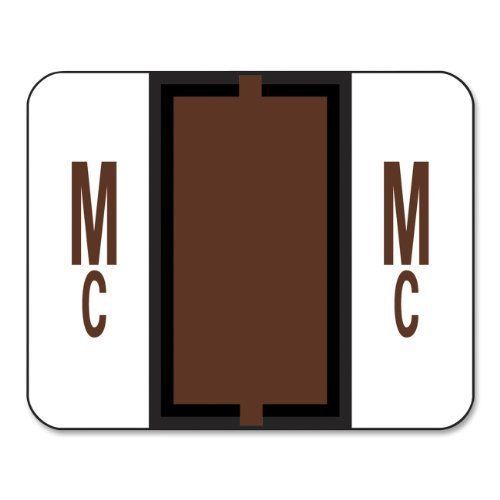 Smead 67097 Brown Bccr Bar-style Color-coded Alphabetic Label - Mc - (smd67097)