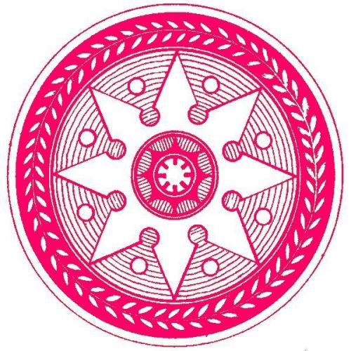 30 Custom Pink Ornamental Medallion Personalized Address Labels