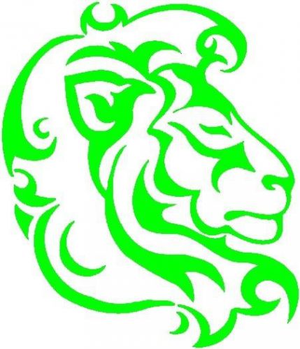 30 Custom Green Lion Art Personalized Address Labels