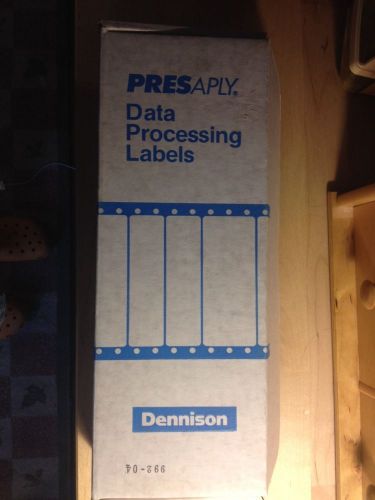 Pres-a-ply  Labels, 7/16 x 3-1/2 , White, 10000/Box tractor pin feed 42-379-0 Pr