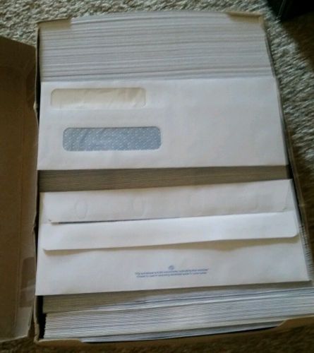Double windows security tinted envelopes-box #8