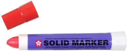 NEW Sakura Solidified Paint Solid Marker  Red (Box of 12)