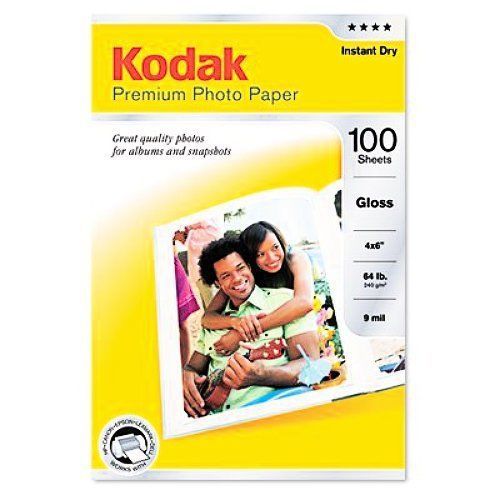Kodak KOD1034388 Premium Photo Paper - Glossy 3.95&#034; x 5.9&#034; 100