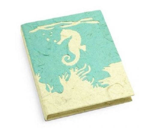 Poo Paper - Sea Horse Journal - Made of Recycled Elephant Poo