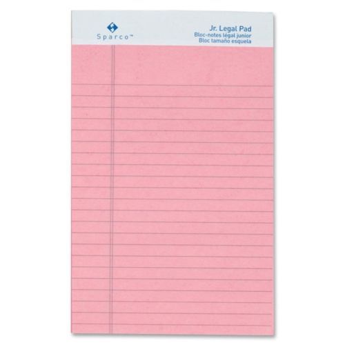 Sparco Colored Jr. Legal Ruled Writing Pads - 50 Sheet - 16 Lb - Jr. (spr01071)