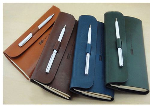 Retro Leather Notebook/Personal Travelers Diary Notepad With Pen /42k(1pcs)Gift