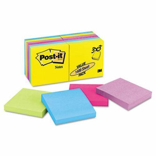 Post-it Ultra Color Notes, Five Colors, 14 100-Sheet Pads/Pack (MMM65414AU)