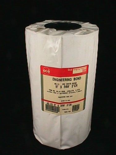 Oce Bruning ENGINEERING BOND PAPER  45-111 white ROLL :: 11&#034; X 500&#039;