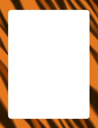 25 SHEETS TIGER PRINT PAPER Use With Printers, Craft Projects, Invitations