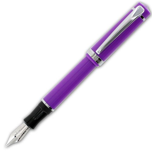 Nemosine Singularity Purple Fountain Pen - German Calligraphy 0.6mm Nib