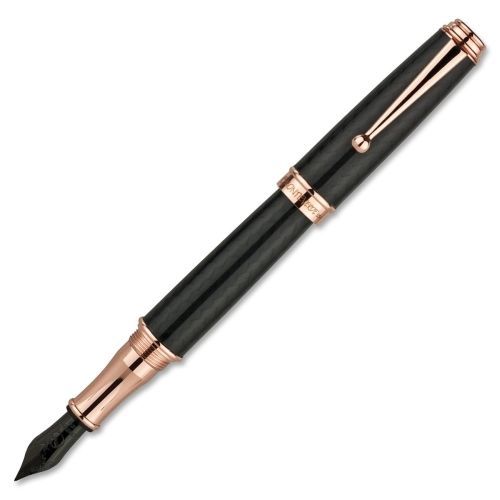 Monteverde MV41293 Deluxe Fountain Pen -Broad - Rose Gold Barrel -1 Ea