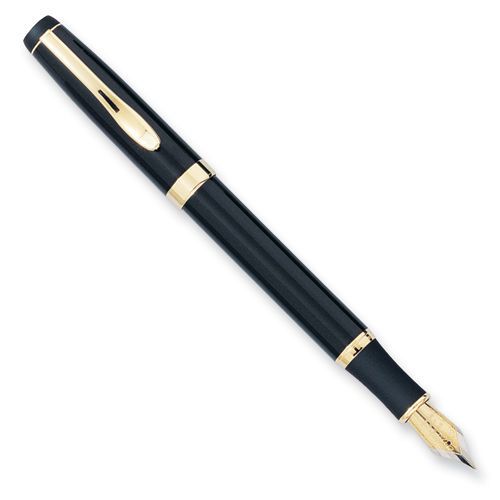 Charles Hubert Black and Gold-tone Fountain Pen Office