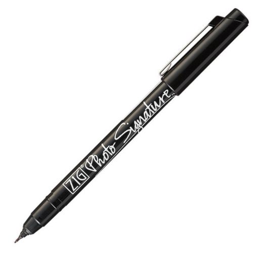 Zig Photo Signature Pen, Black (ZIG PS220-010) - 1 Each