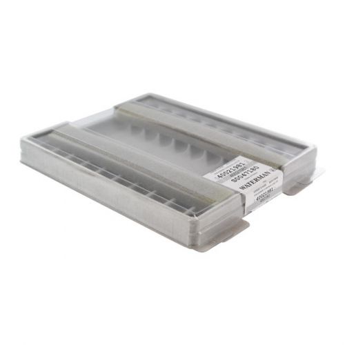 Waterman/parker clear plastic empty pen tray, 10/slots, 25/trays for sale