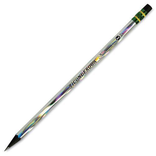Ticonderoga Noir Pencil - #2 Pencil Grade - Black Lead - 12 / Dozen (DIX13970)