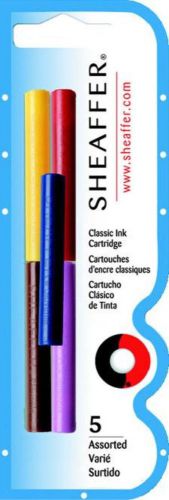 Sheaffer Cartridge Refills 5 Count Assorted Colors