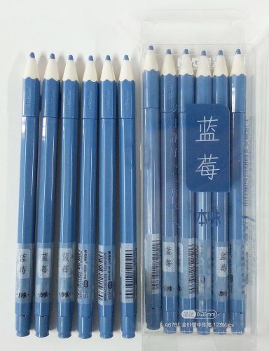 SHANGHAI A6701 0.35mm 12pcs Crystal blue ink Gel pen