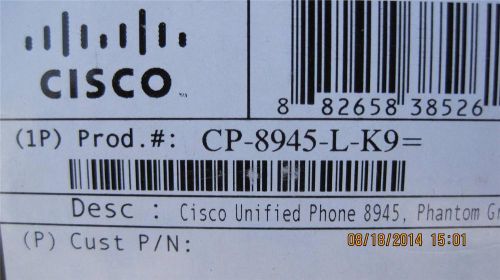 CISCO  CP - 8945 - L - K9