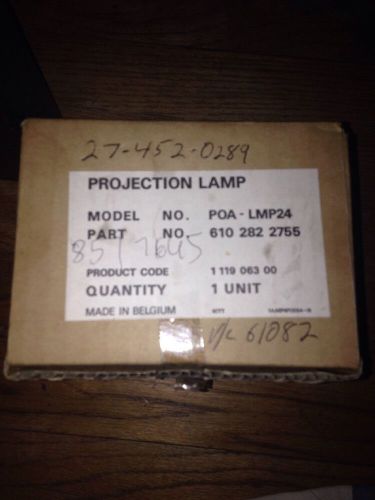 Poa Lmp24 Projector Light NIB No Reserve Projection Lamp