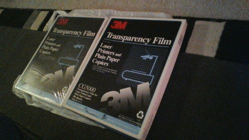 NOS 3M Transparency Film for Laser Printers Plain Paper Copiers CG5000 96 Sheets