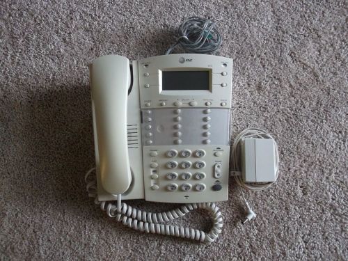 AT&amp;T Multiline 960 White(yellowed) Single Line Speaker Display Ph  Conventional