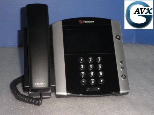 Polycom vvx 600 +3m warranty, handset, stand, setup guide, cables 2201-44600-001 for sale