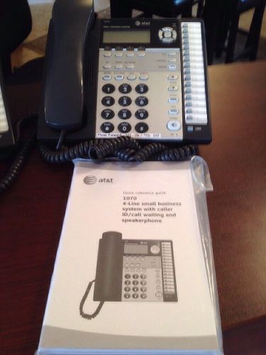 3- AT&amp;T Phone System - ATT1080 4-Line Phone w/ Caller ID, Call Waiting, Intercom