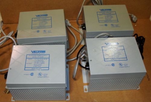 Lot of 4 Valcom Telephone Power Supply VP-4024B-4 amps