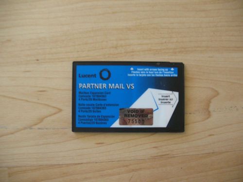 Lucent partner acs mail vs pc card 4 ports 20 mailboxes for sale
