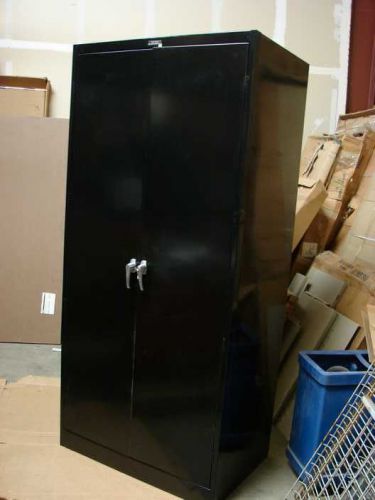 Tennsco wardrobe/storage cabinet 36&#034;w 2472 Black
